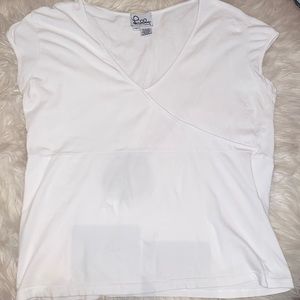 VINTAGE WHITE TAG LILLY PULITZER TOP